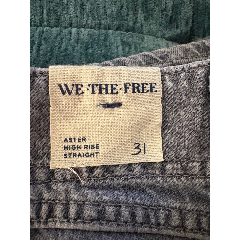 NWT FREE PEOPLE | We the Free Slate Aster High Rise Size 31 - Picture 8 of 8
